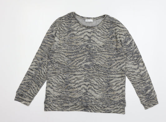 Womens UK Size 10 Papaya Brown Pullover Jumper