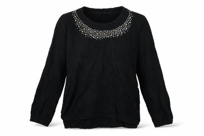 Atmosphere Womens Black  Knit Pullover Jumper Size 6