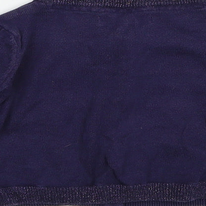 Marylebone Boys Blue  Knit Cape Jumper Size 3-4 Years