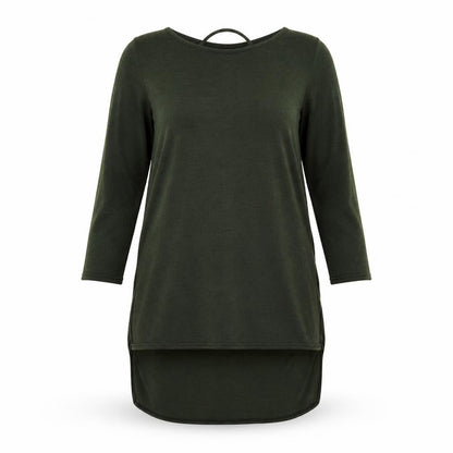 Womens UK Size 14 Missi Green Basic T-Shirt