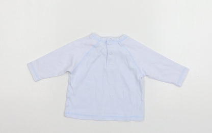 NEXT Baby Blue  Jersey Basic T-Shirt Size 3-6 Months