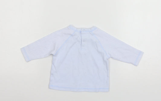 NEXT Baby Blue  Jersey Basic T-Shirt Size 3-6 Months