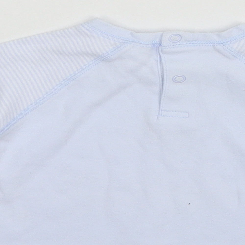 NEXT Baby Blue  Jersey Basic T-Shirt Size 3-6 Months