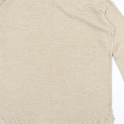 Womens UK Size 8 Principles Beige Pullover Jumper