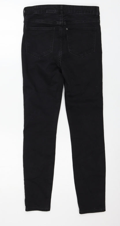 Womens UK Size 27 in H&M Regular Fit Skinny Black Jeans
