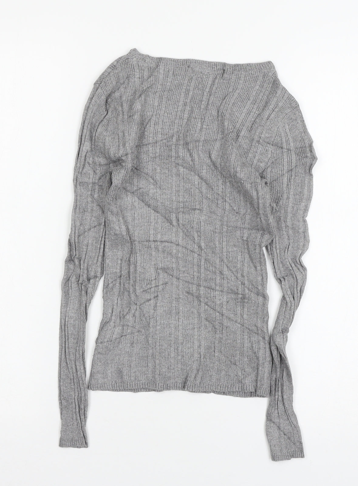 Primark Womens Grey  Knit Pullover Jumper Size 10