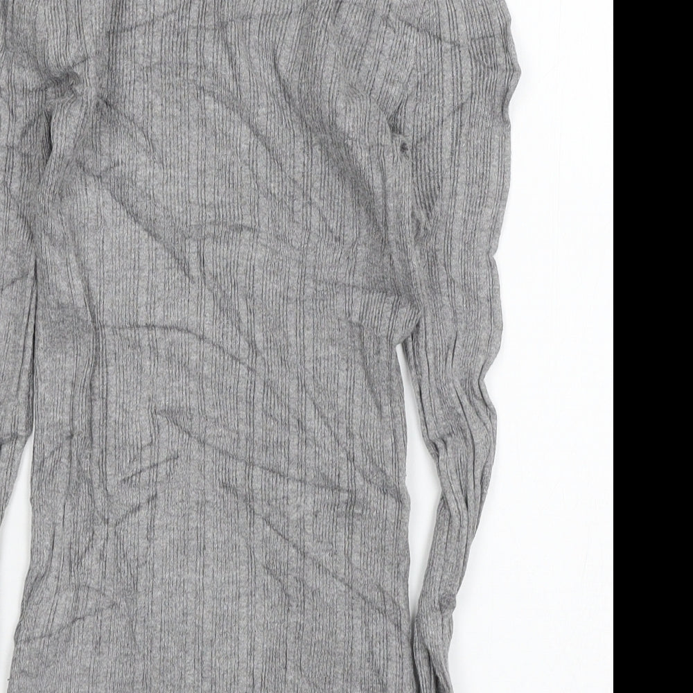 Primark Womens Grey  Knit Pullover Jumper Size 10
