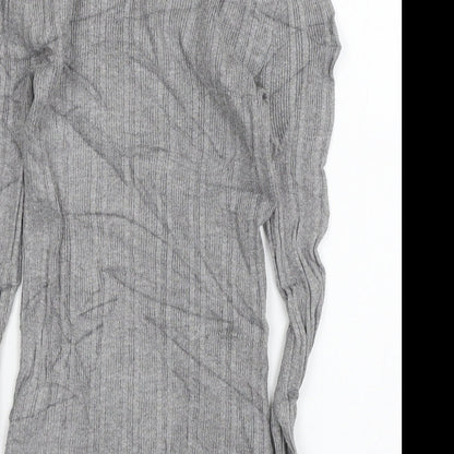 Primark Womens Grey  Knit Pullover Jumper Size 10