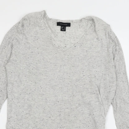 Womens UK Size 8 Atmosphere Grey Pullover Jumper