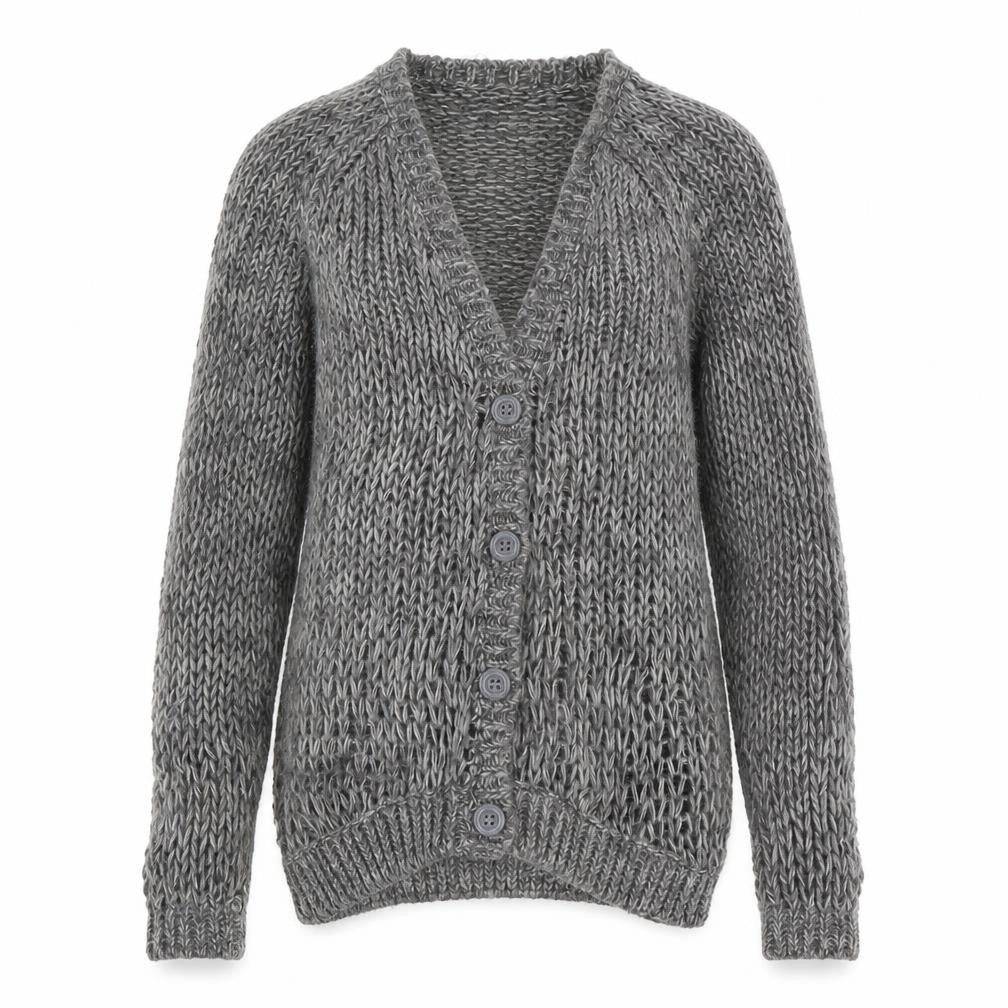 Womens UK Size 6 Dorothy Perkins Grey Cardigan Jumper