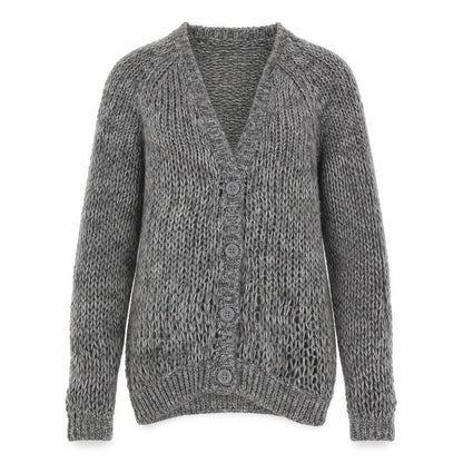 Womens UK Size 6 Dorothy Perkins Grey Cardigan Jumper