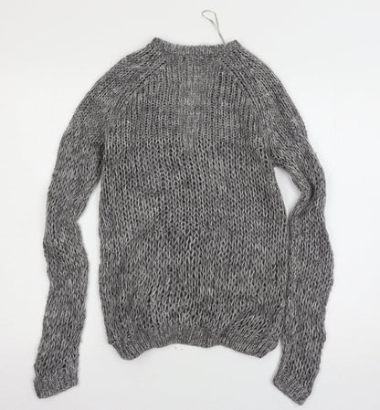 Womens UK Size 6 Dorothy Perkins Grey Cardigan Jumper