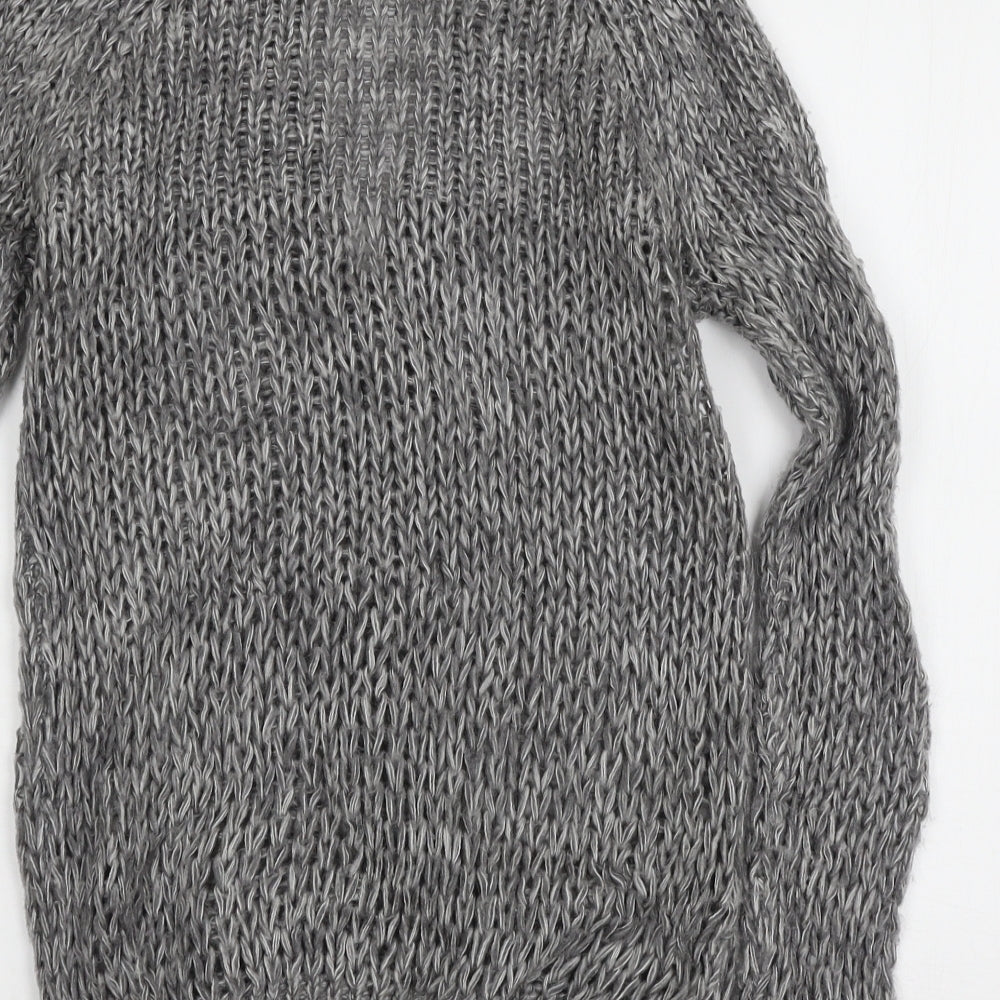 Womens UK Size 6 Dorothy Perkins Grey Cardigan Jumper