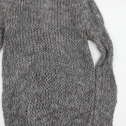 Womens UK Size 6 Dorothy Perkins Grey Cardigan Jumper