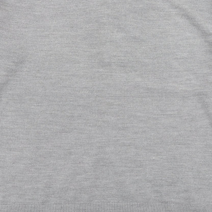 Burton Mens Grey  Knit Pullover Jumper Size L