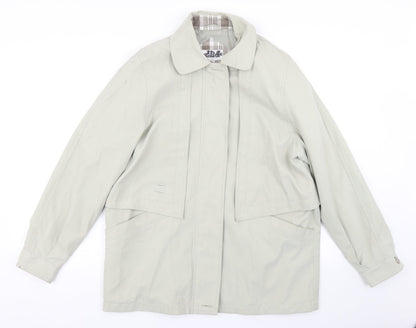 Womens UK Size 12 Rossetti Green Rain Coat