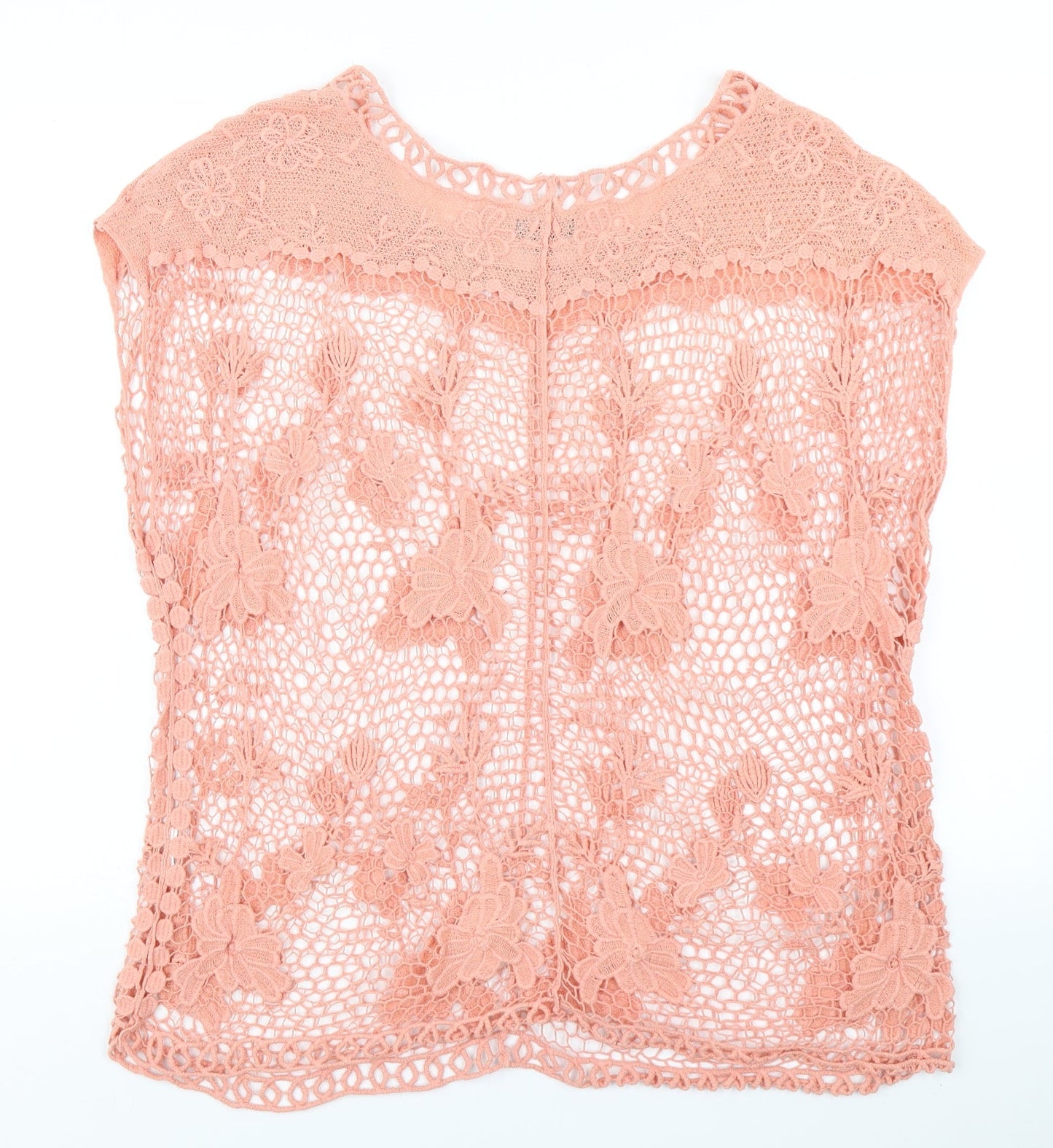 Katies Womens Pink   Tunic T-Shirt Size L  - Netted
