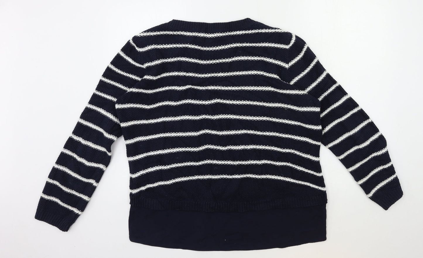 Womens UK Size M Yessica Blue Pullover Jumper