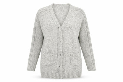 Silver Swan Womens Beige  Knit Cardigan Jumper Size M