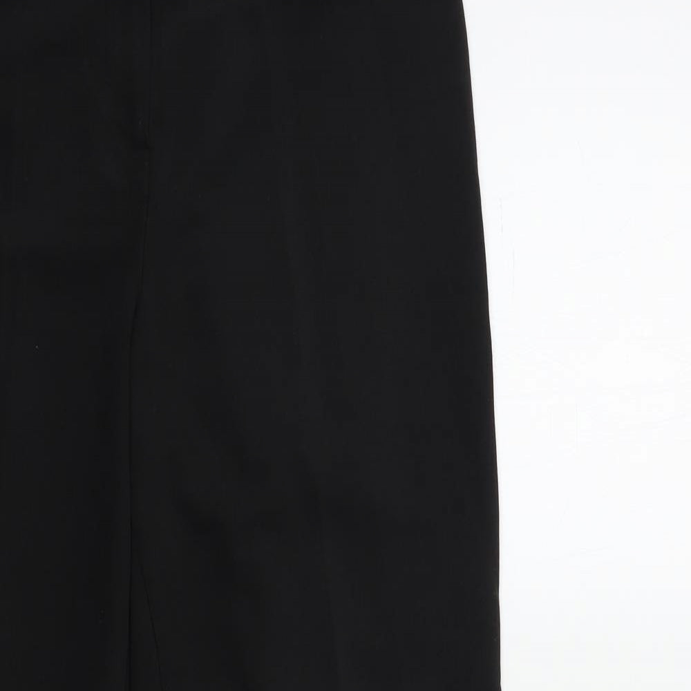 Womens UK Size 12 BHS Regular Fit  Black Trousers