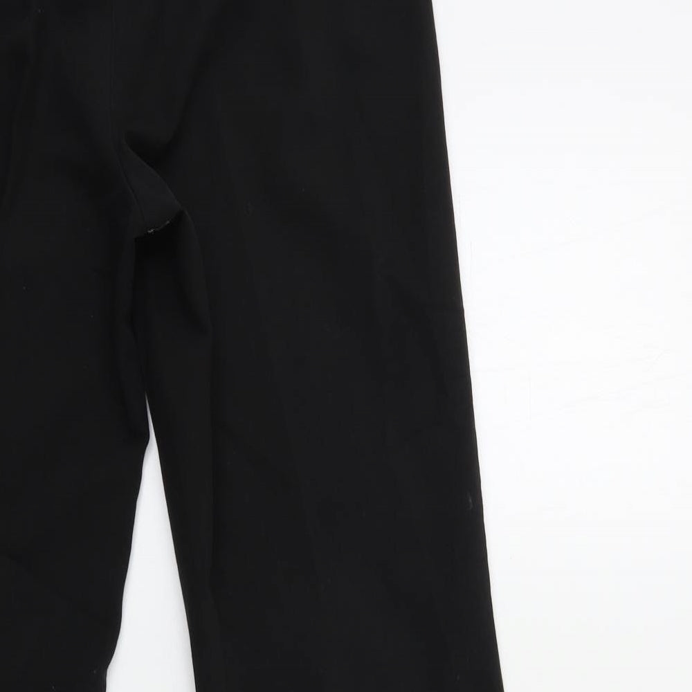 Womens UK Size 12 BHS Regular Fit  Black Trousers