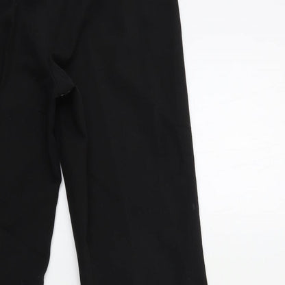 Womens UK Size 12 BHS Regular Fit  Black Trousers