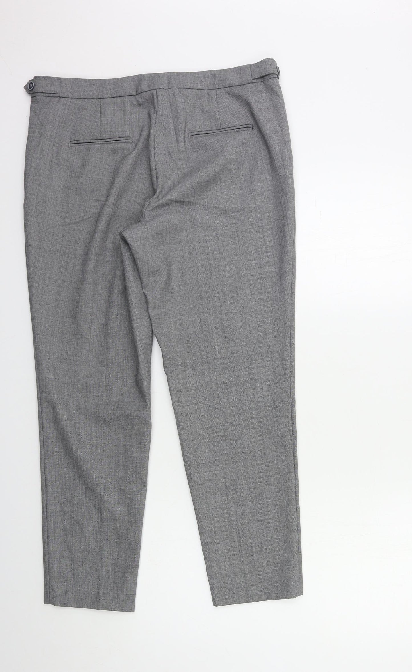 Womens UK Size 32 in Preworn Regular Fit  Grey Trousers