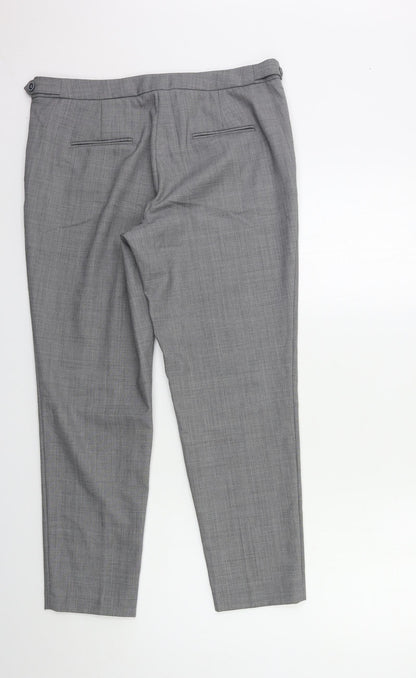 Womens UK Size 32 in Preworn Regular Fit  Grey Trousers