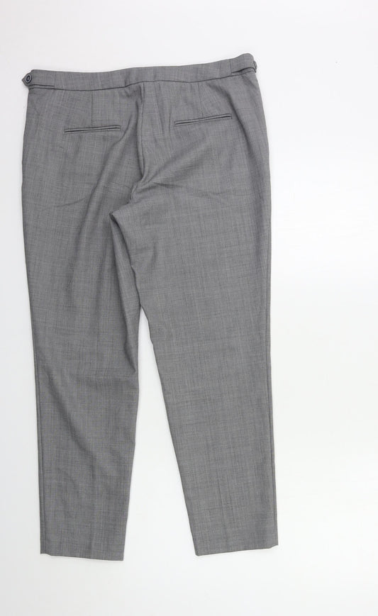 Womens UK Size 32 in Preworn Regular Fit  Grey Trousers