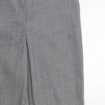 Womens UK Size 32 in Preworn Regular Fit  Grey Trousers