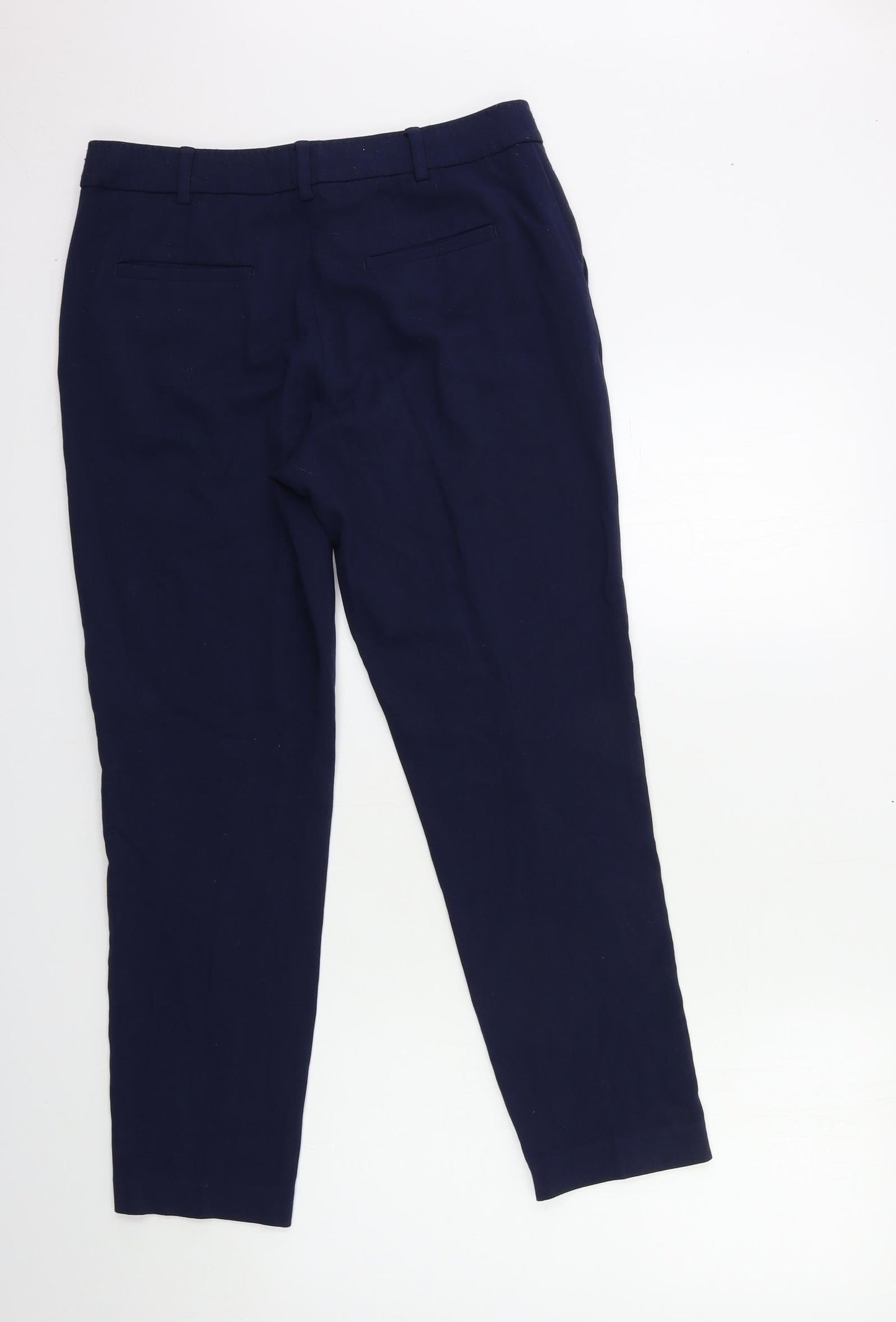 Womens UK Size 10 Marks and Spencer Regular Fit  Blue Trousers