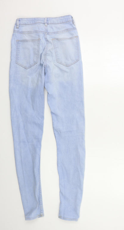 Womens UK Size 10 H&M Regular Fit Skinny Blue Jeans