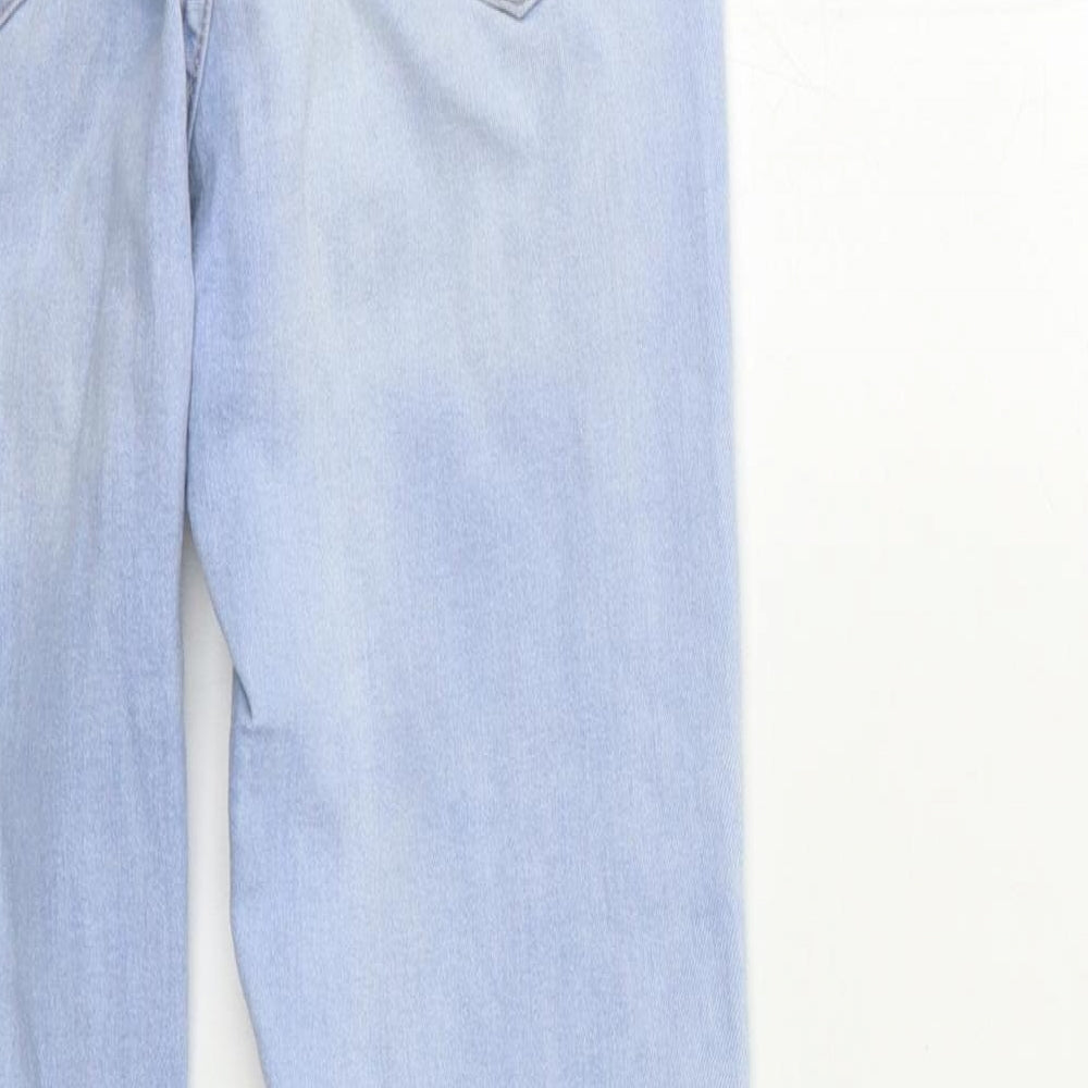Womens UK Size 10 H&M Regular Fit Skinny Blue Jeans
