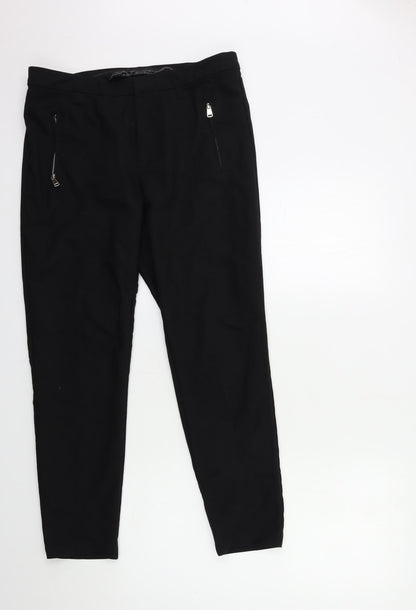 Womens UK Size 32 in Preworn Regular Fit  Black Trousers