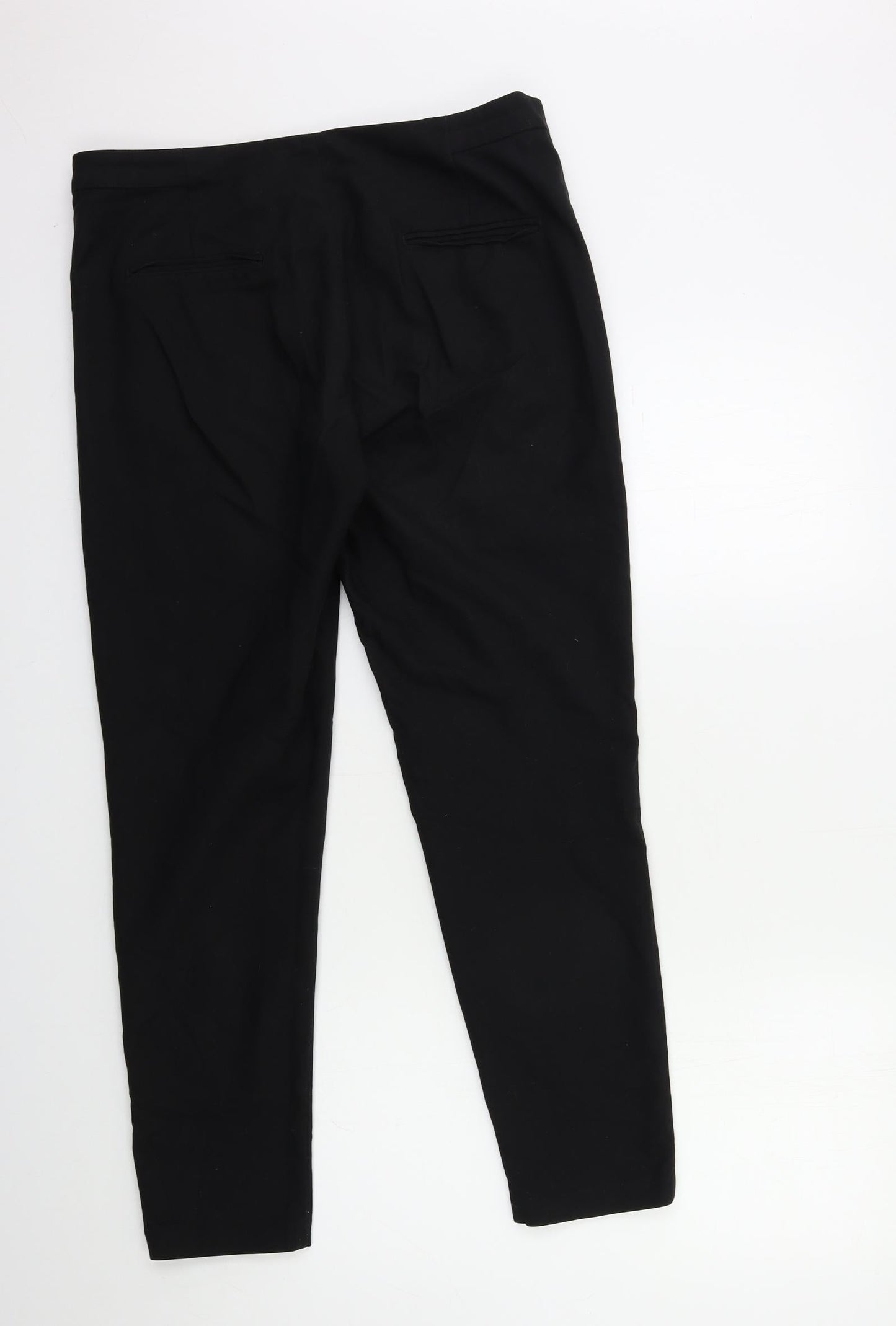 Womens UK Size 32 in Preworn Regular Fit  Black Trousers