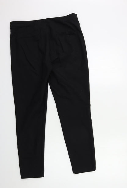 Womens UK Size 32 in Preworn Regular Fit  Black Trousers