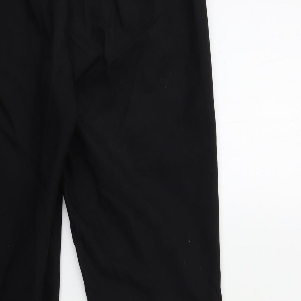 Womens UK Size 32 in Preworn Regular Fit  Black Trousers