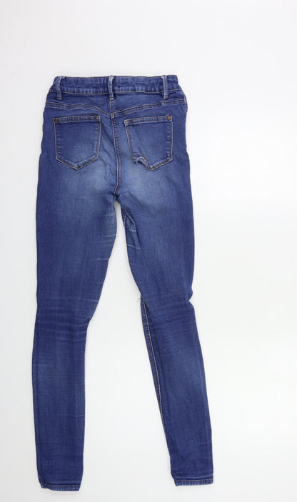 Matalan Womens Blue  Denim Skinny Jeans Size 10 L29 in