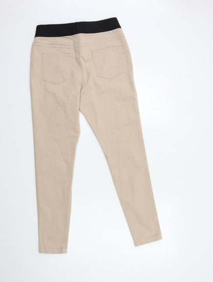 Womens UK Size 28 in Preworn Regular Fit Jegging Beige Jeans