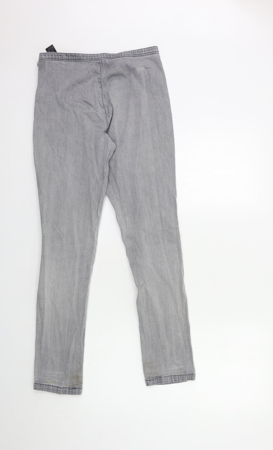 Womens UK Size 8 Marks and Spencer Regular Fit Skinny Grey Jeans