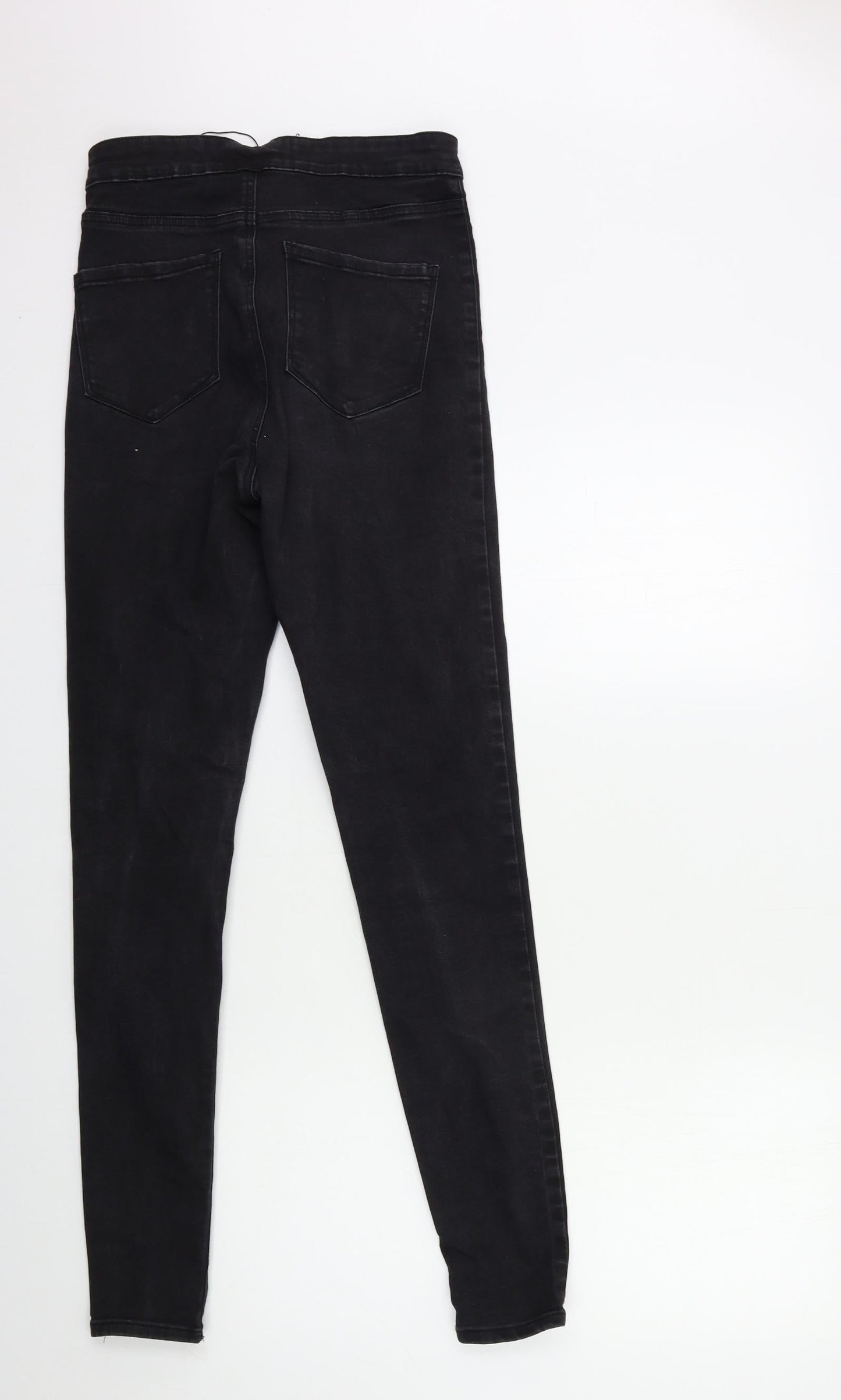 Denim & Co. Womens Black  Denim Skinny Jeans Size 10 L30 in
