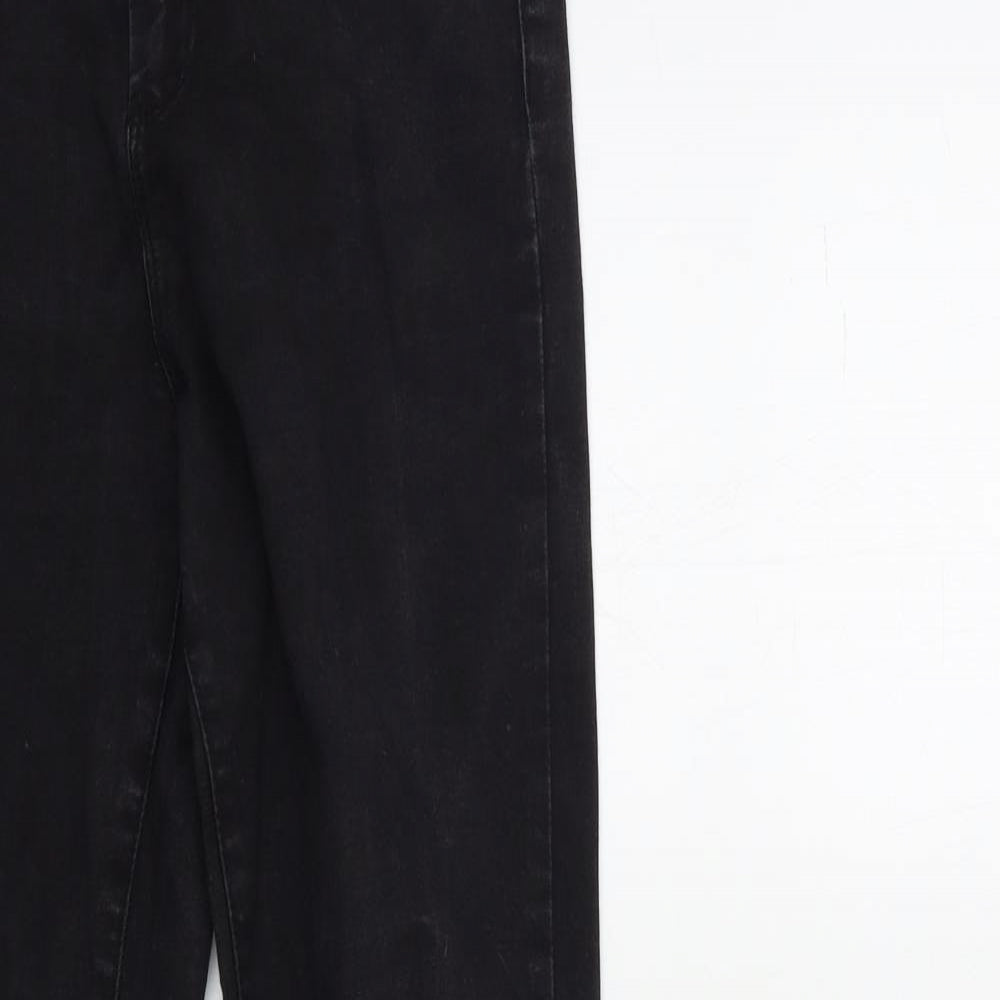 Denim & Co. Womens Black  Denim Skinny Jeans Size 10 L30 in