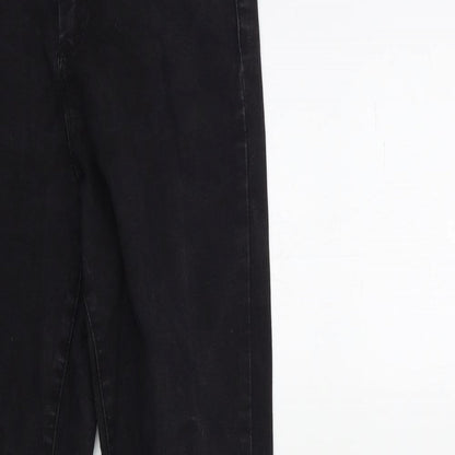 Denim & Co. Womens Black  Denim Skinny Jeans Size 10 L30 in