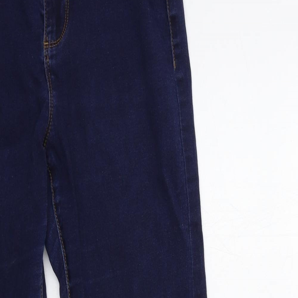 Denim & Co. Womens Blue  Denim Skinny Jeans Size 10 L25 in