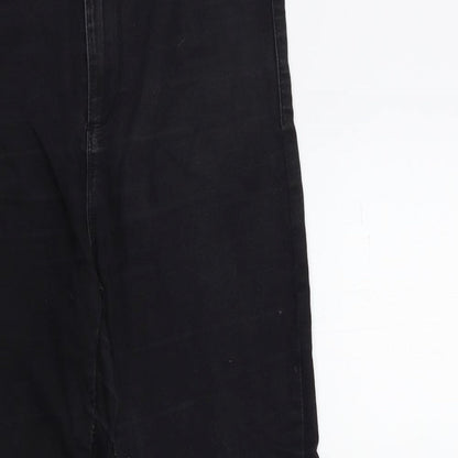 Denim & Co. Womens Black  Denim Skinny Jeans Size 14 L28 in