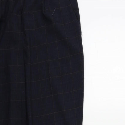 F&F Womens Blue Check  Trousers  Size 12 L27 in