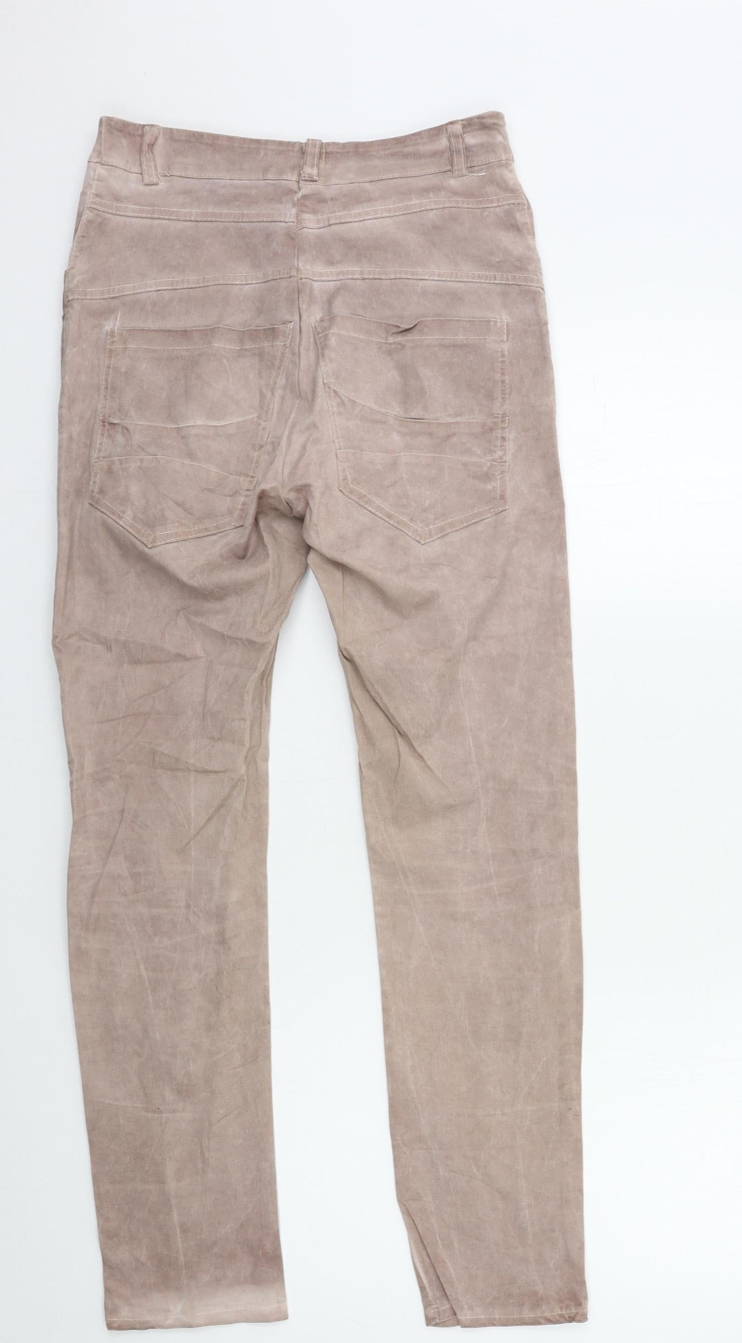 Womens UK Size 26 in Preworn Regular Fit Skinny Pink Jeans