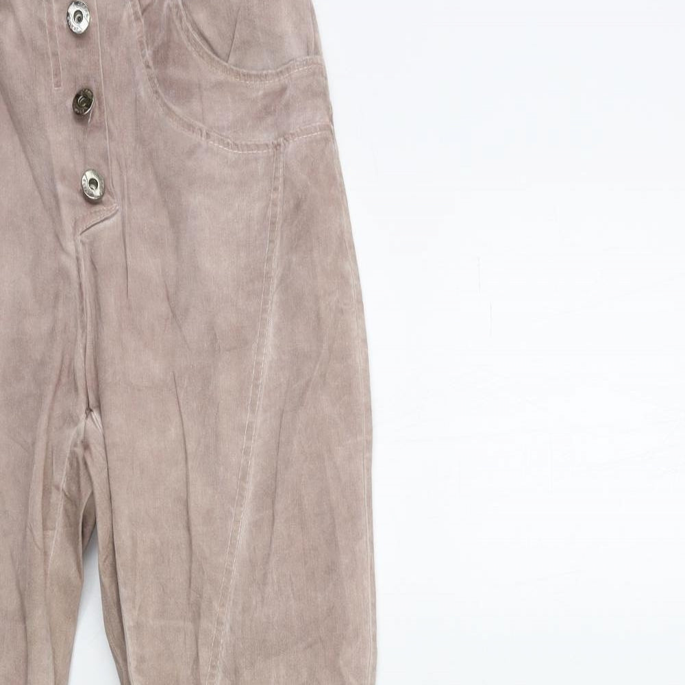 Womens UK Size 26 in Preworn Regular Fit Skinny Pink Jeans
