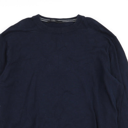 very man Mens Blue   Pullover Jumper Size L