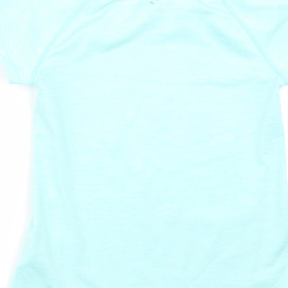 H&M Girls Green   Basic T-Shirt Size 7-8 Years